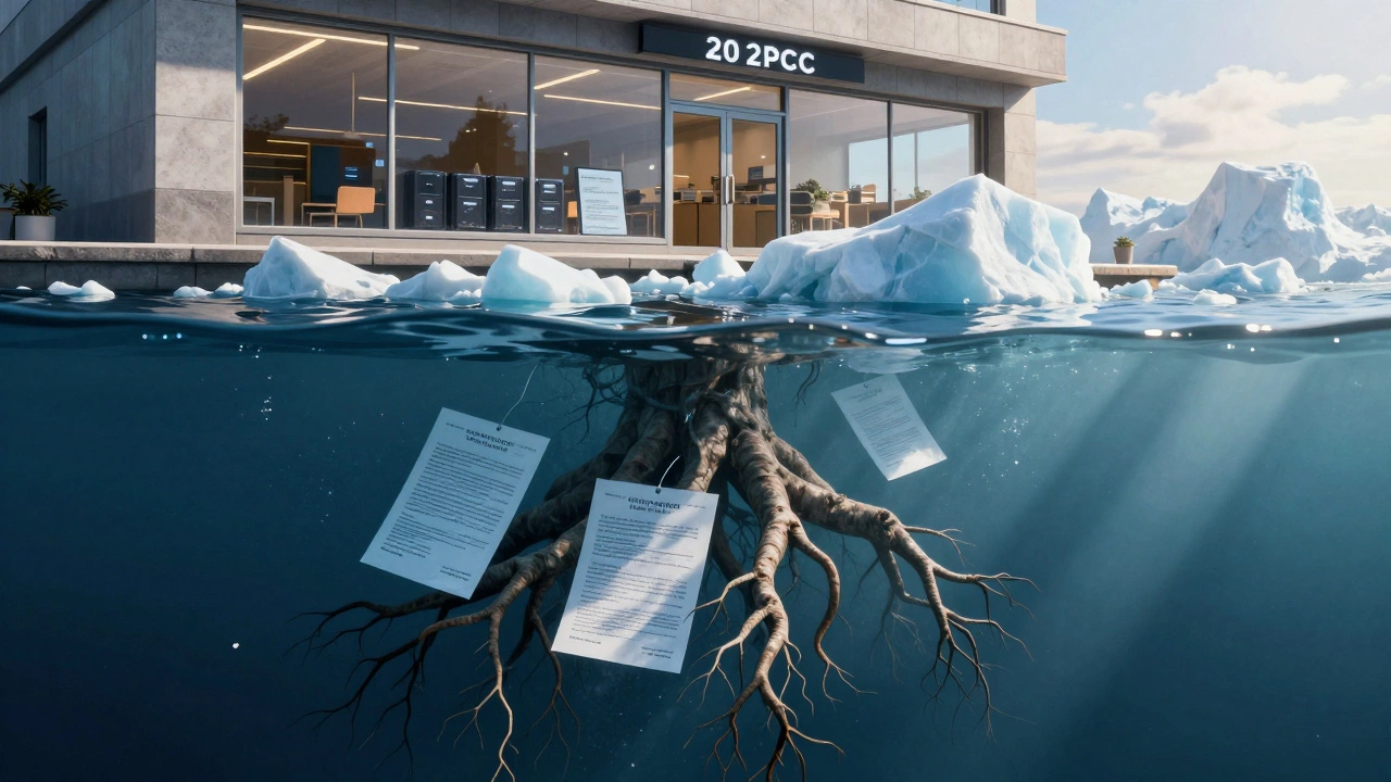 Айсберг символизирующий скрытые расходы при создании онлайн-бизнеса