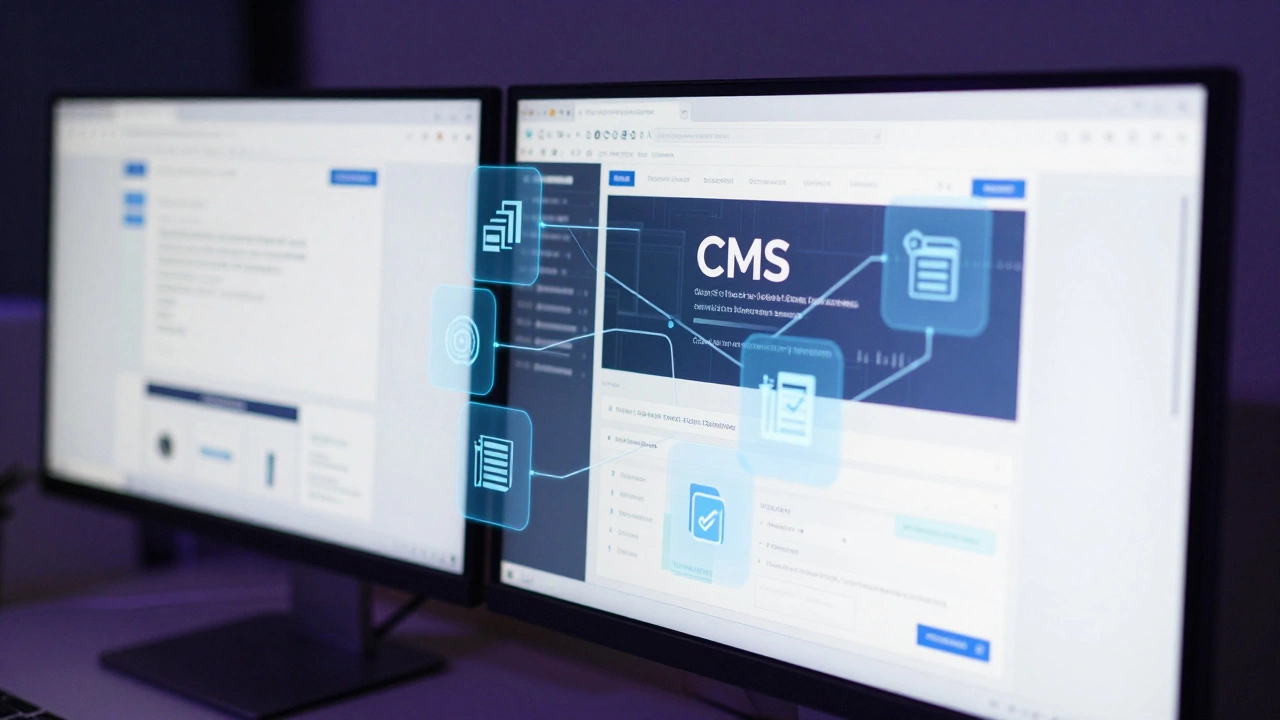 Рабочее место разработчика с макетами сайта и схемами интеграции систем
