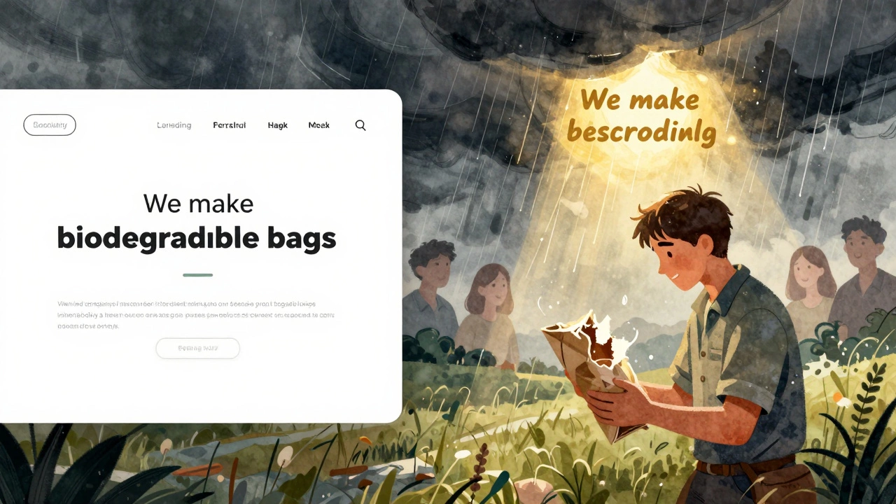 Разница между сухим описанием упаковки и эмоциональным сообщением, которое понимает фермера.