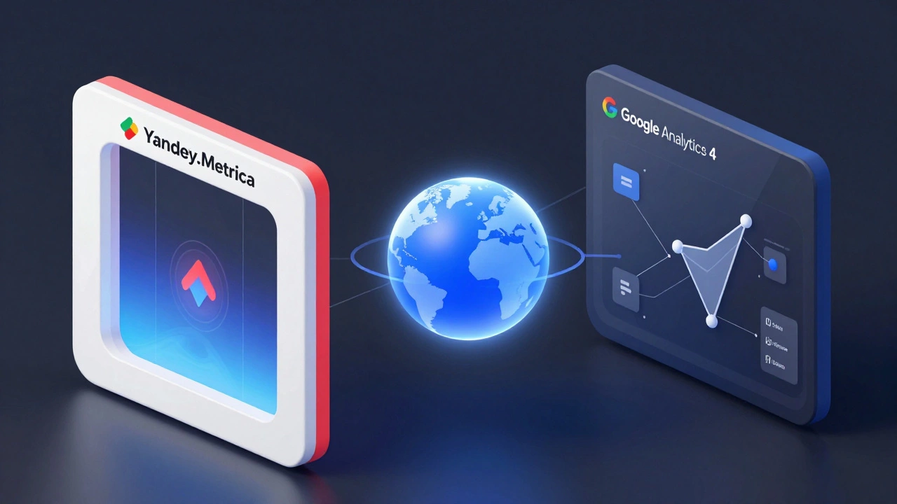 Абстрактное сравнение интерфейсов Яндекс.Метрики и Google Analytics